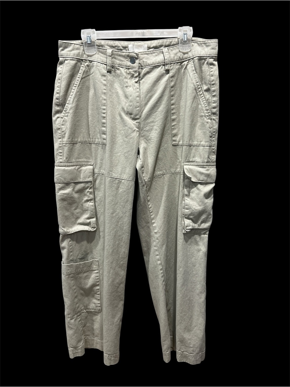 H&M Women's Cargo Pants in Light Beige